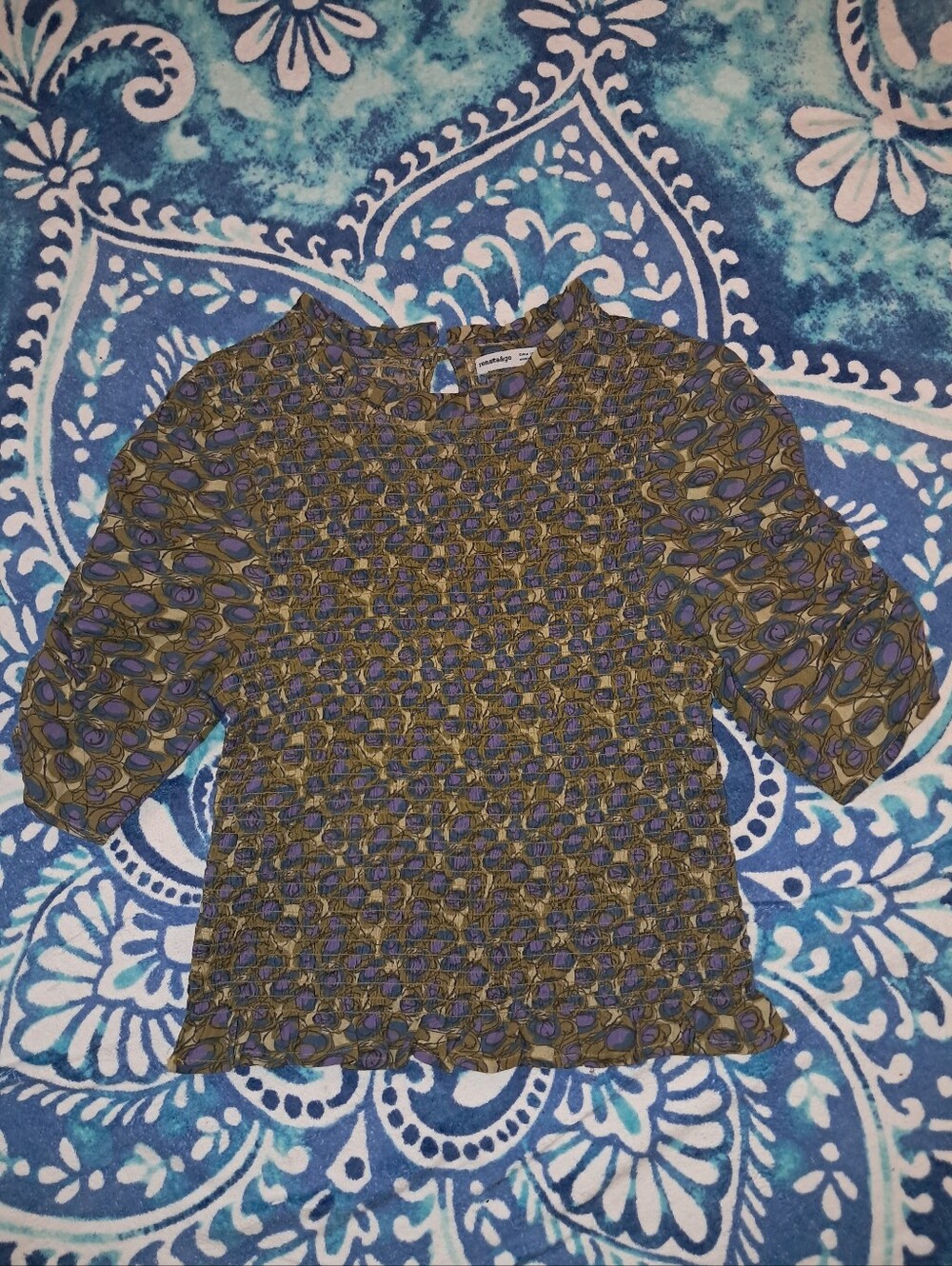 Renatta&Go brand Women's size 8 smocked top